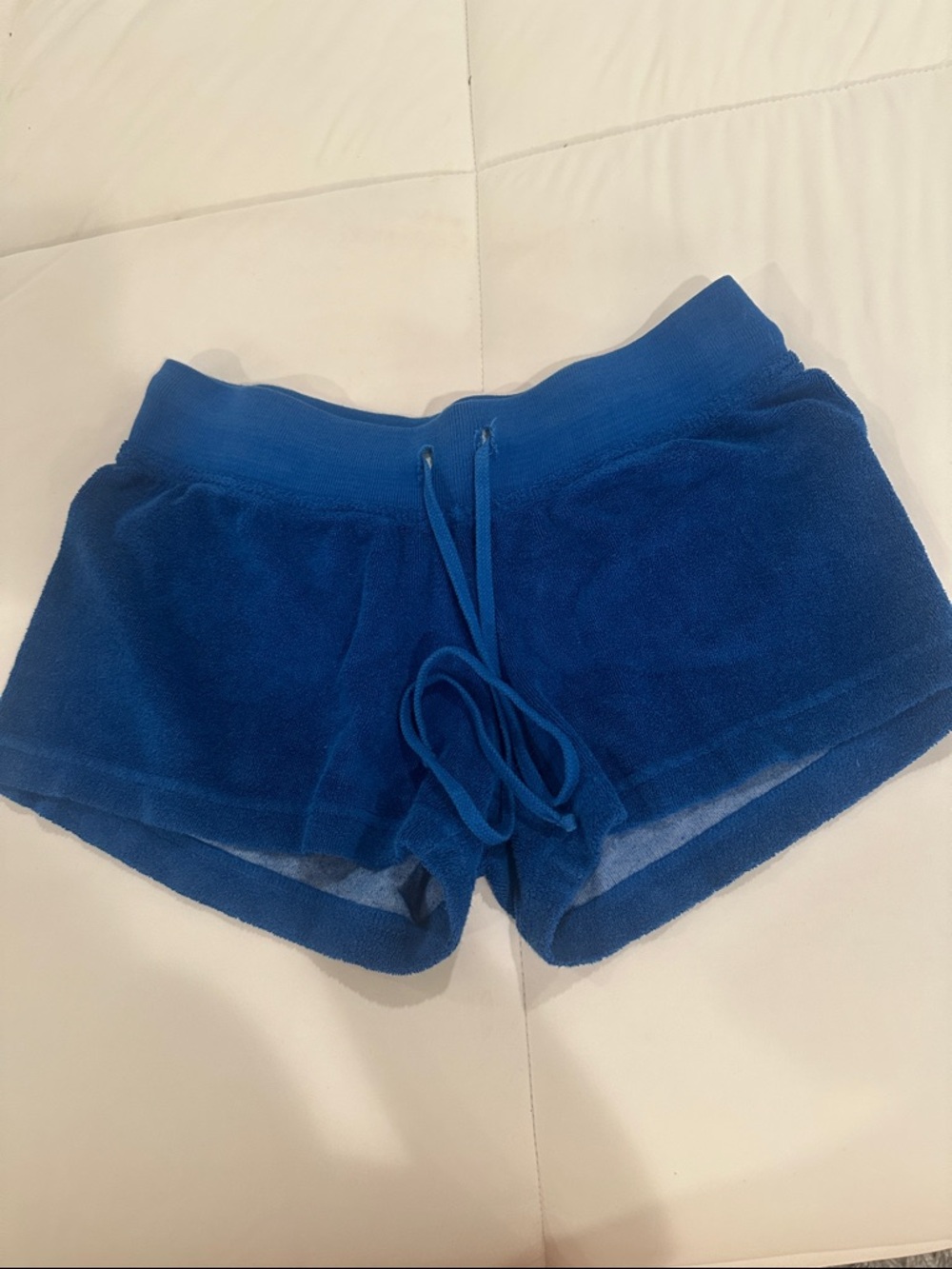Hard Tail Royal Blue Terry Drawstring Athletic Shorts